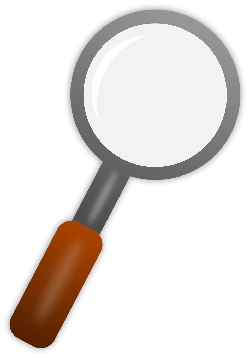 Magnifying glass clipart transparent background