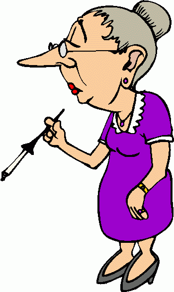 Old Woman Cartoon Clipart