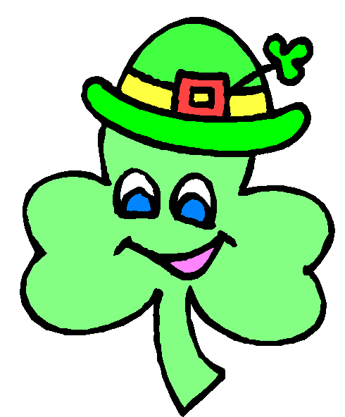 Animated four leaf clover clip art