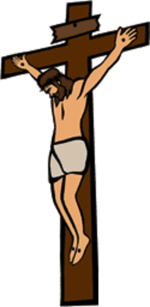 Jesus on cross clipart