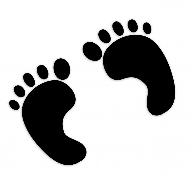 Baby Footprints Clipart