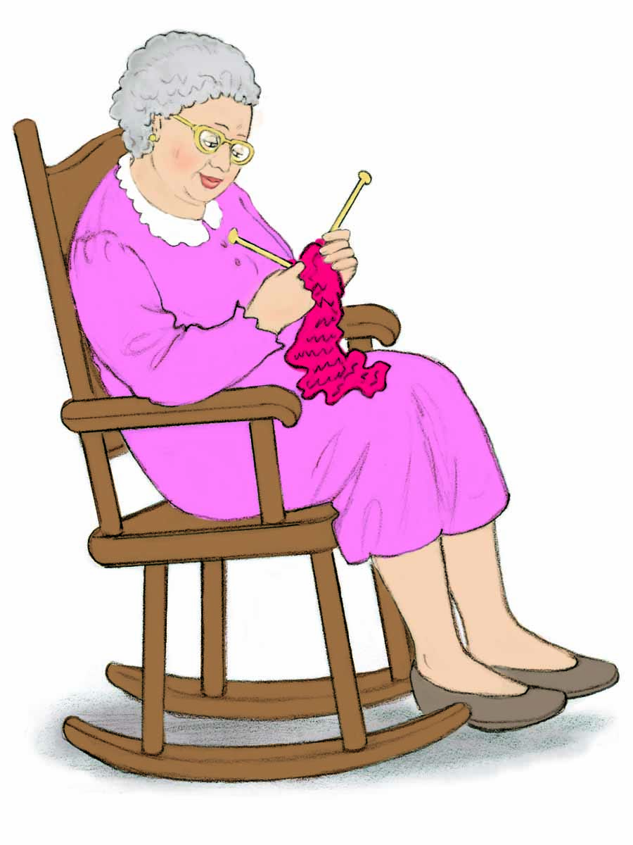 Old lady cartoons clipart