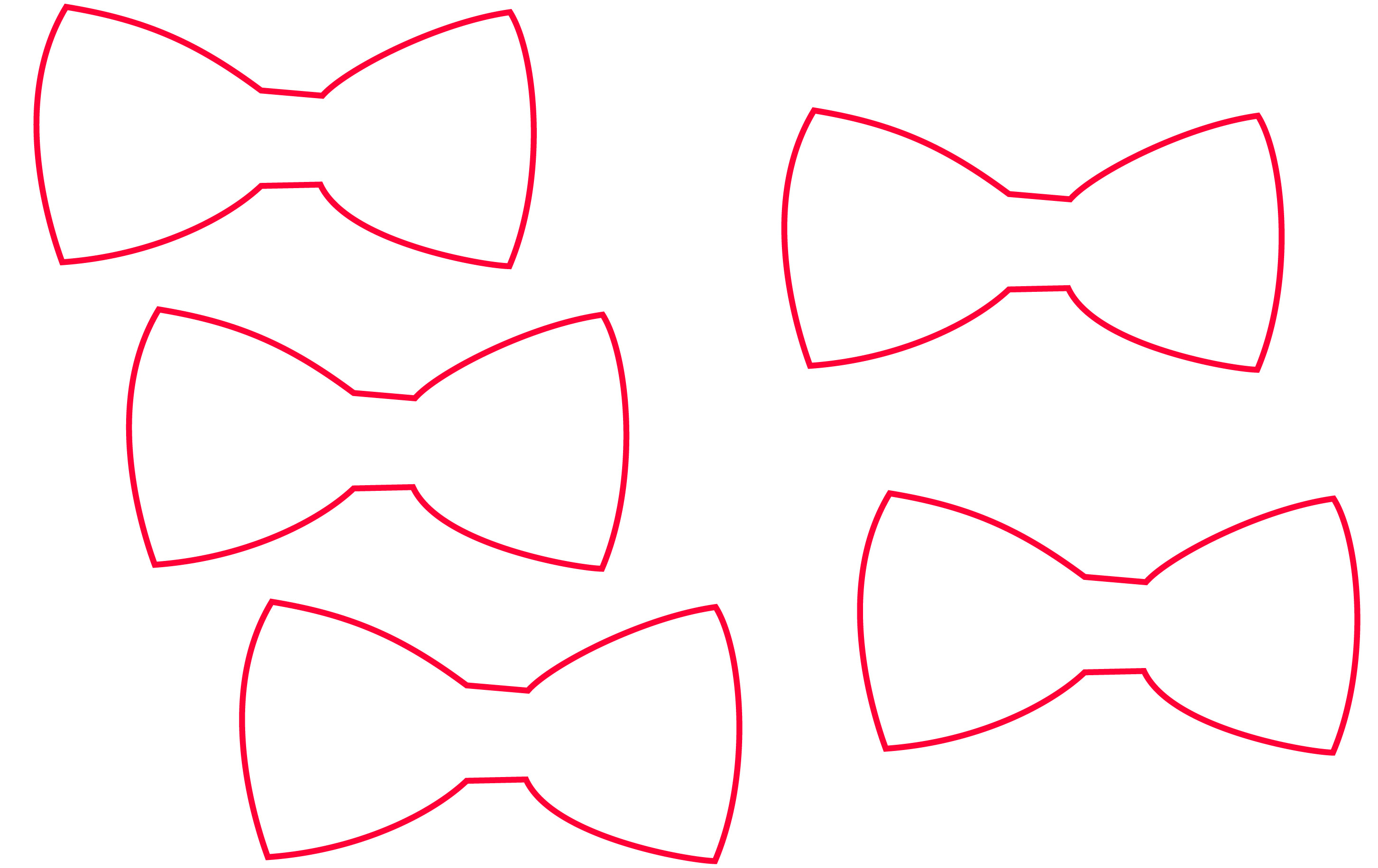 Bow Tie Printable Clipart