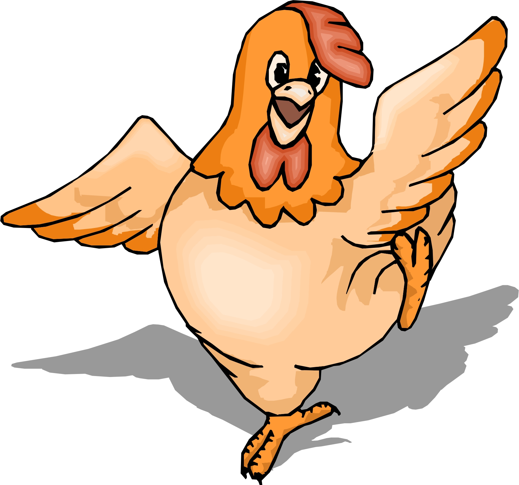 Chicken cartoon clip art