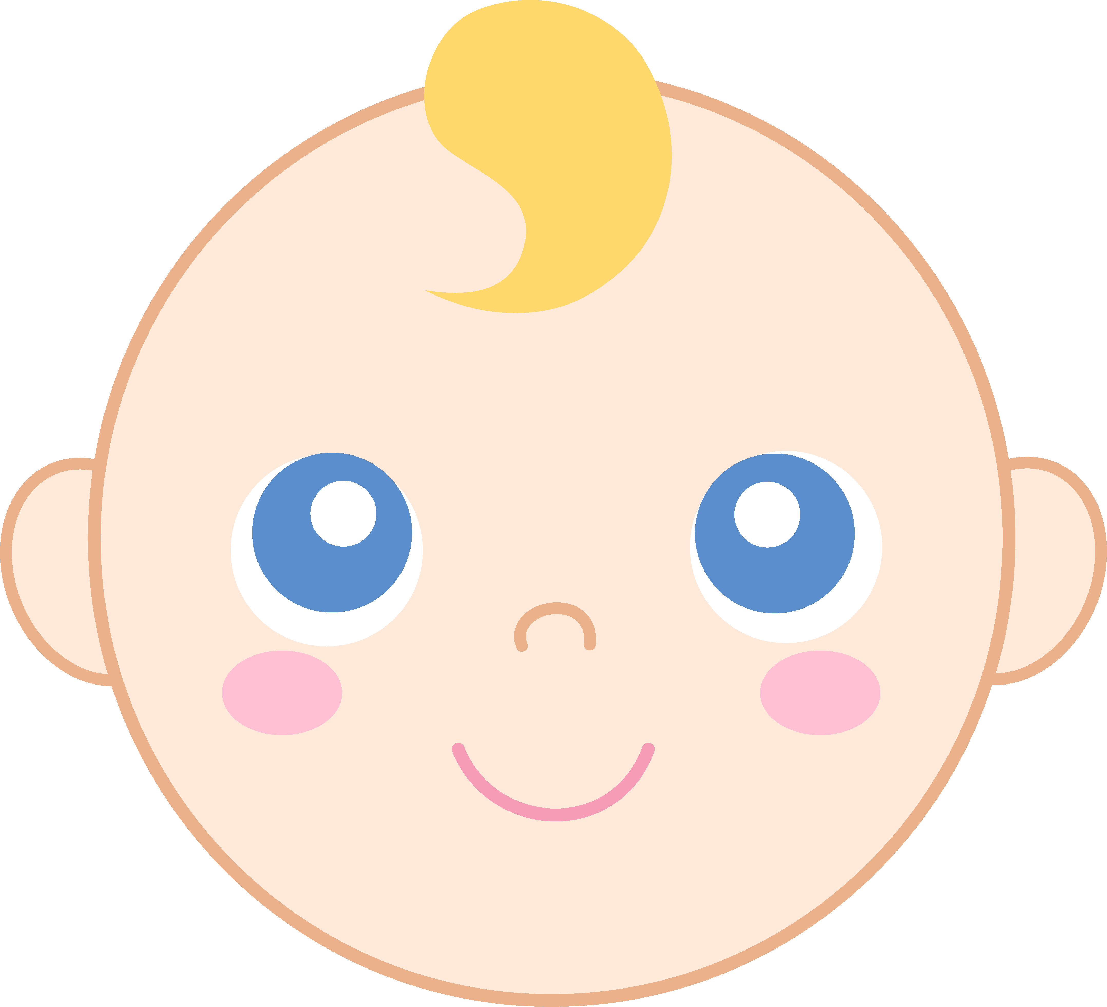 Clipart baby face