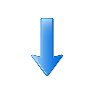 Blue Down Arrow - ClipArt Best