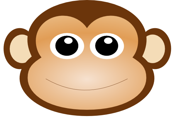 Monkey Face Clip Art