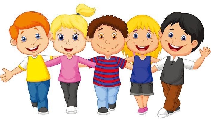 Happy School Kids Clipart