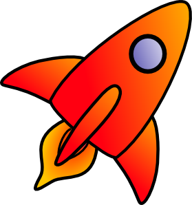 Cartoon Rocket Clip Art - vector clip art online ...