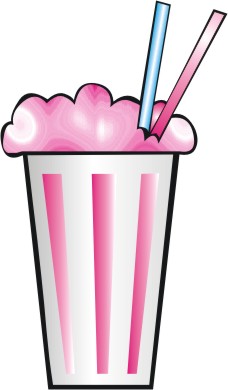 50s Milkshake Clipart