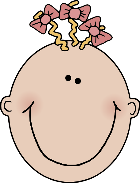 Baby Face Cartoon Clipart