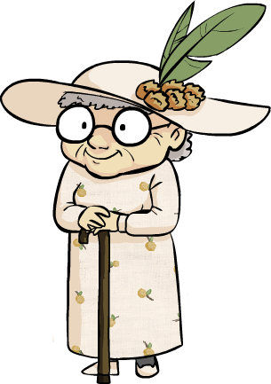 Cartoon Old Lady | Free Download Clip Art | Free Clip Art | on ...