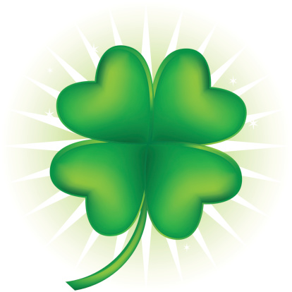 Cartoon Four Leaf Clover Clip Art, Vector Images & Illustrations ...