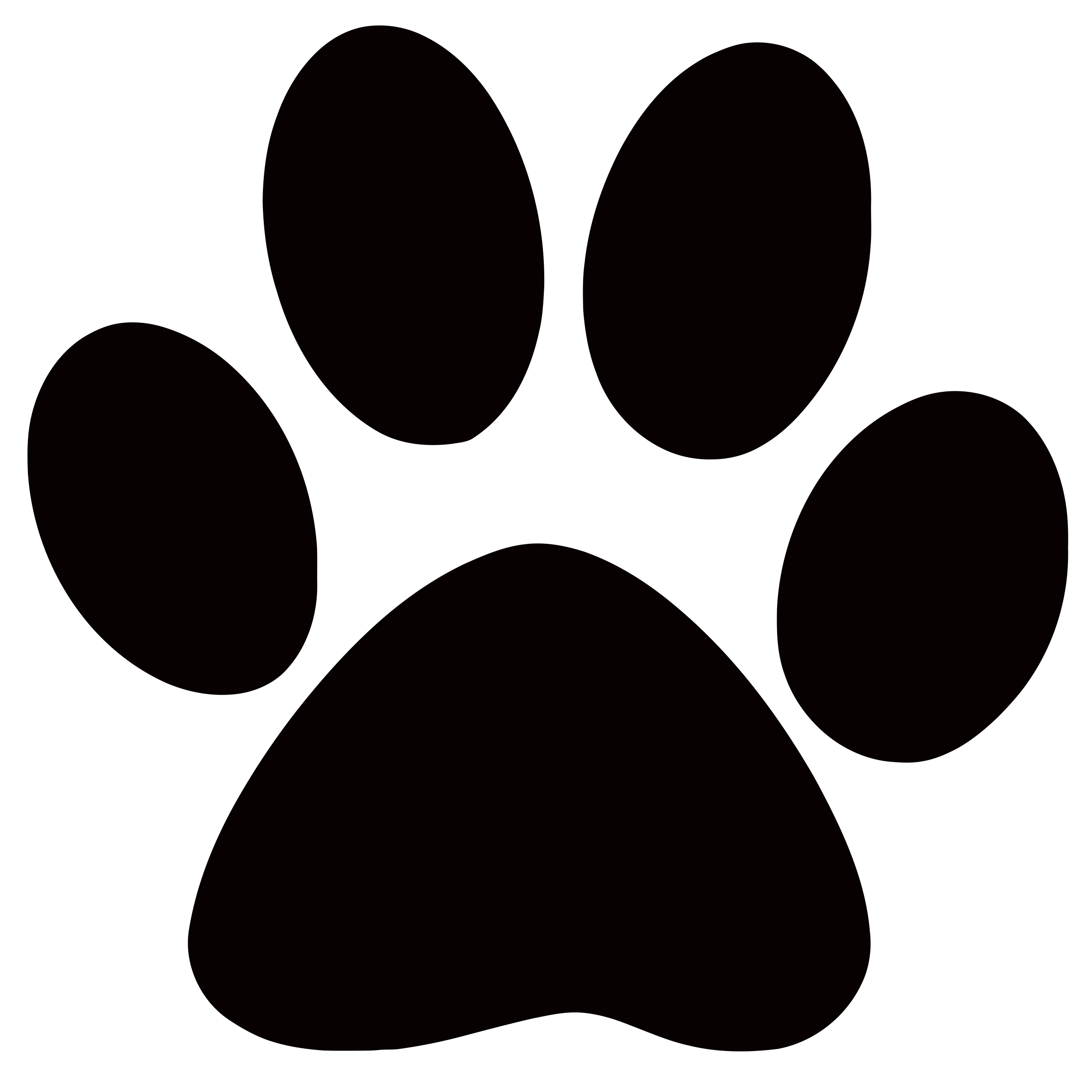 Bobcat Paw Print Clipart