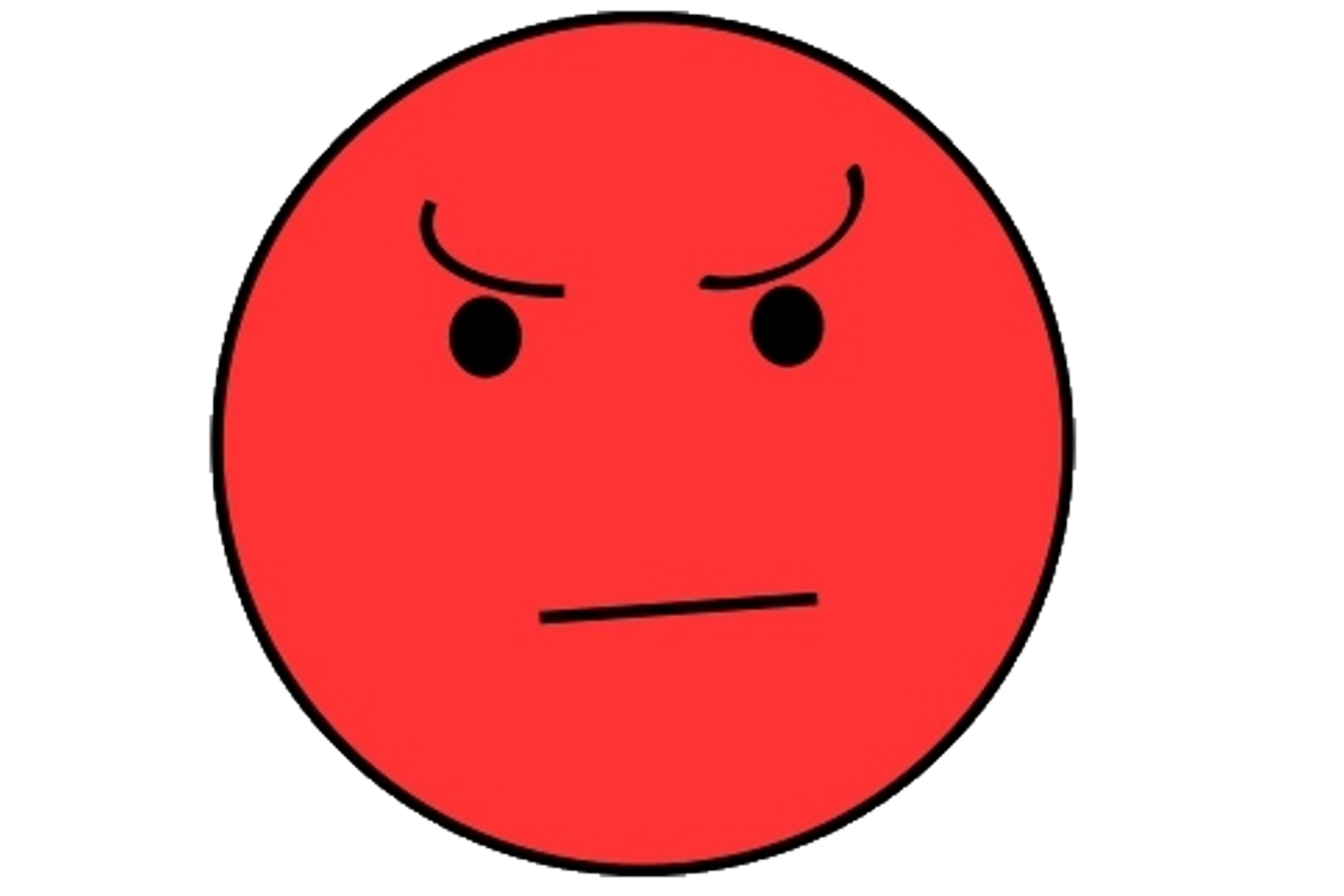 Angry Face Clipart