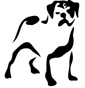 Pug Outline Decal