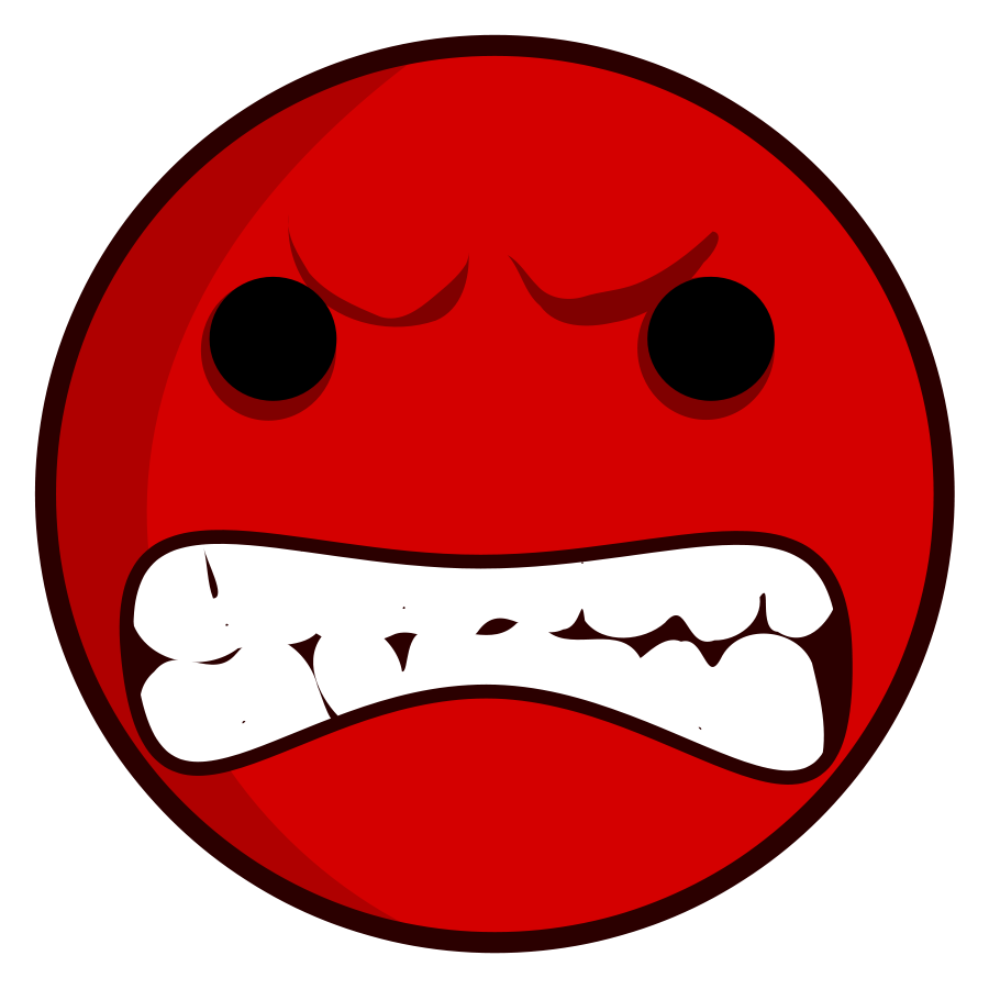 Angry Face Clipart