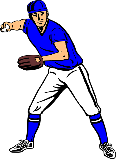 Baseball Player Clipart - Free Clipart Images