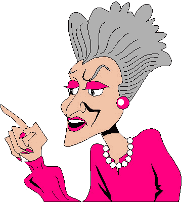 Ugly Old Lady Clipart