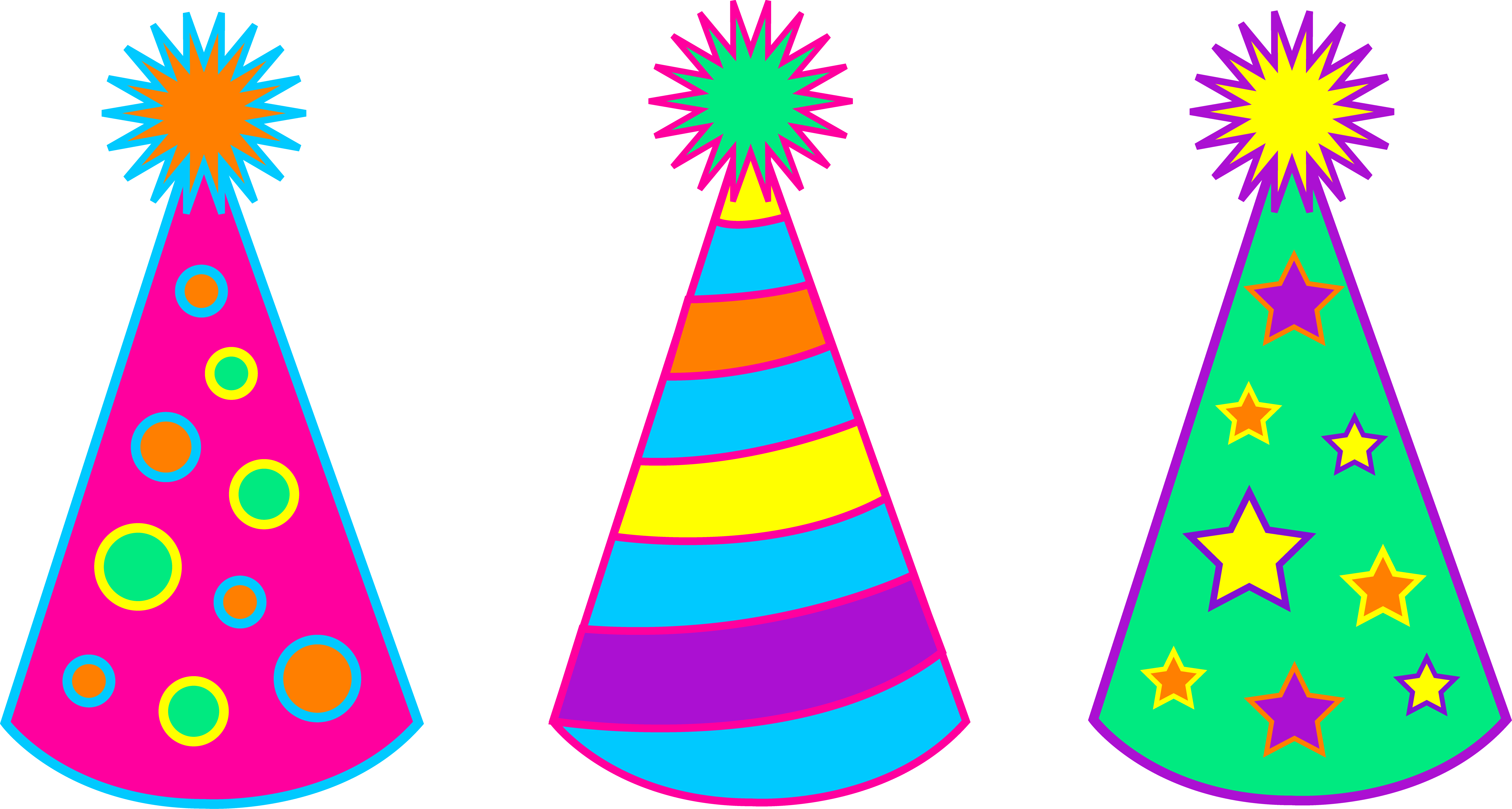 Birthday party hat clipart