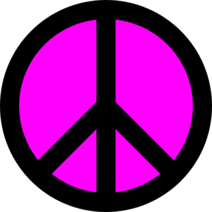 Kim Peace Sign For Allison clip art - vector clip art online ...