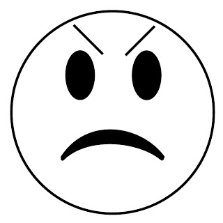 annoyed face clip art