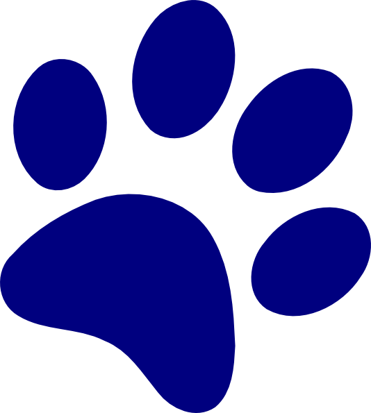 Bobcat Paw Print Clip Art