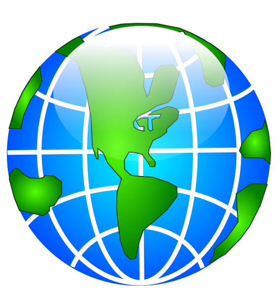 Glossy globe clip art vector clip art free vector for free ...