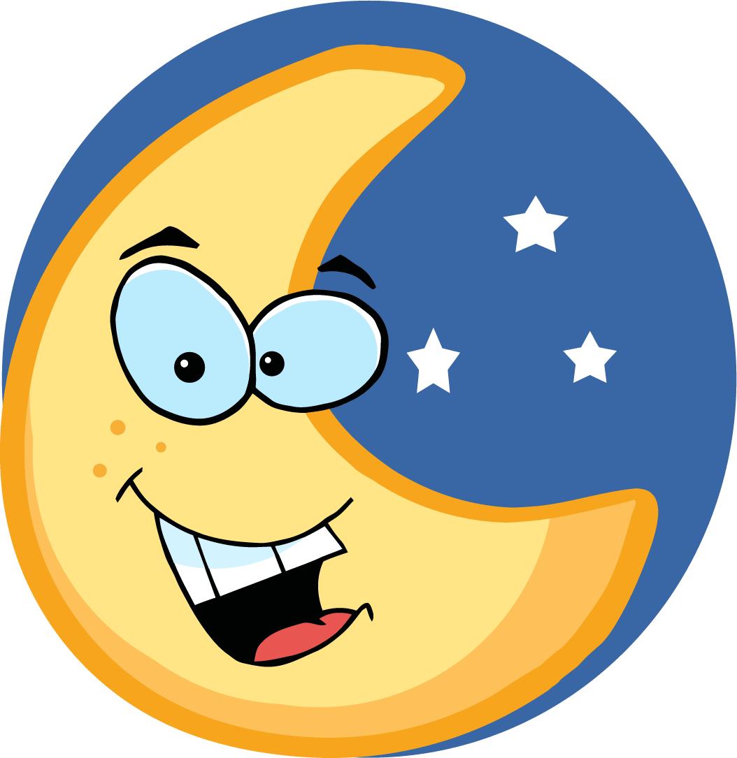 Cartoon Full Yellow Moon - ClipArt Best