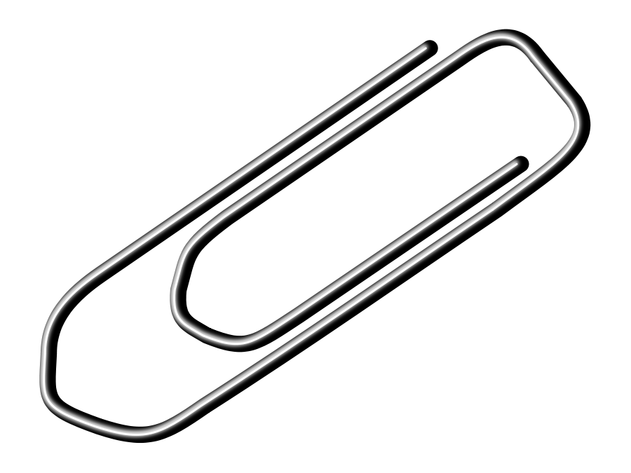 Paper Clip SVG Vector file, vector clip art svg file - ClipartsFree