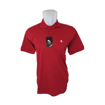 Amazon Kaos Polo Classic AMC - Merah | Lazada Indonesia