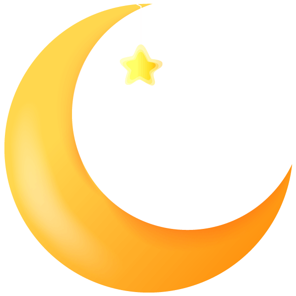 Yellow Moon Clipart