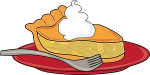 Pie Clipart Image - Apple Pie With Ice Cream