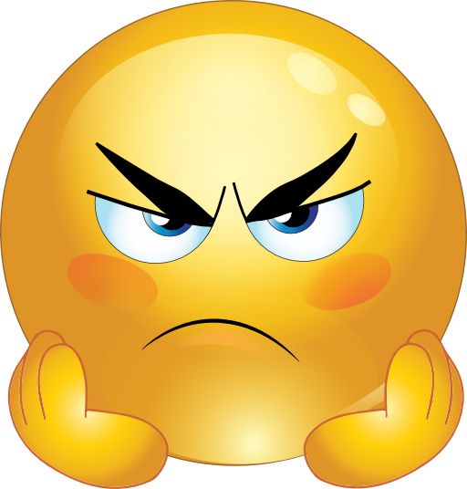 Angry Face Clip Art - Tumundografico