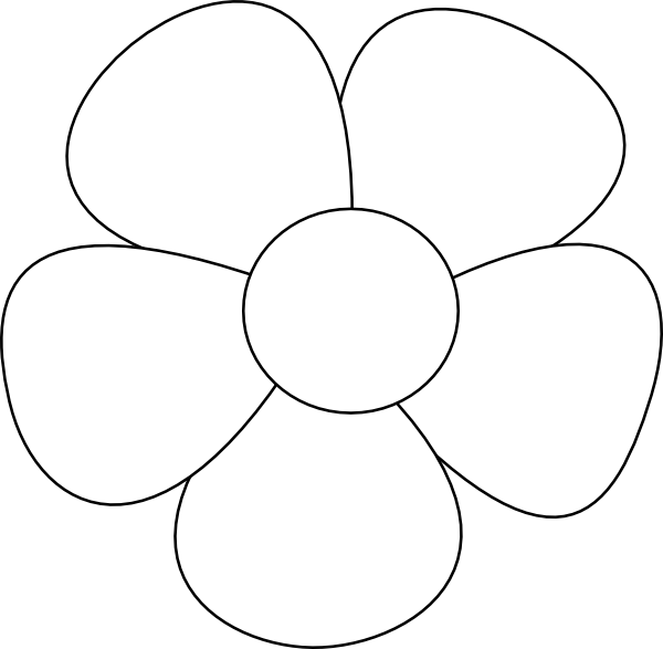 Simple Flower Drawings within Easy Flower Drawings ClipArt Best ...