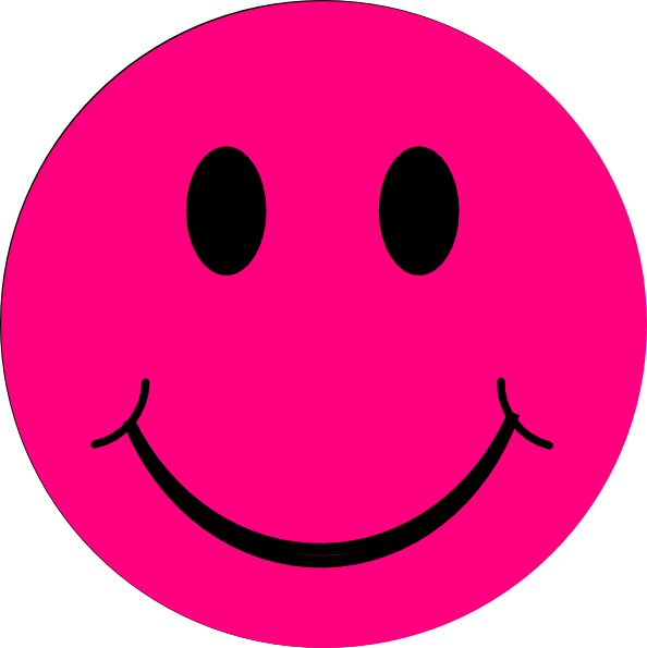 Pink Smiley Face Clipart