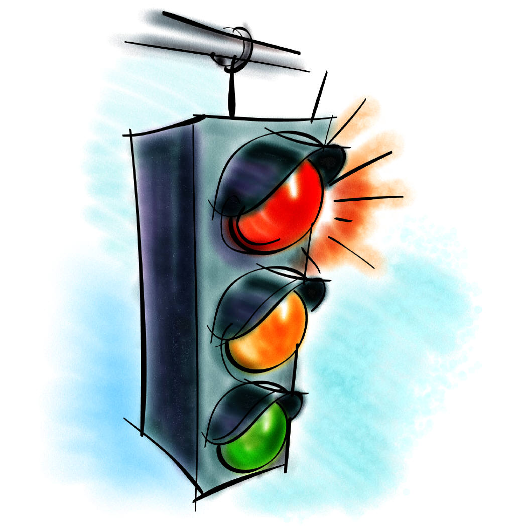 Traffic Light Cartoon