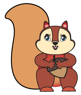 webbywanda.tv - How to a Draw Cartoon Squirrel