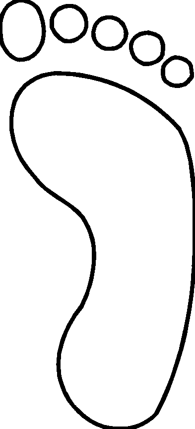 Footprint Outline Clip Art