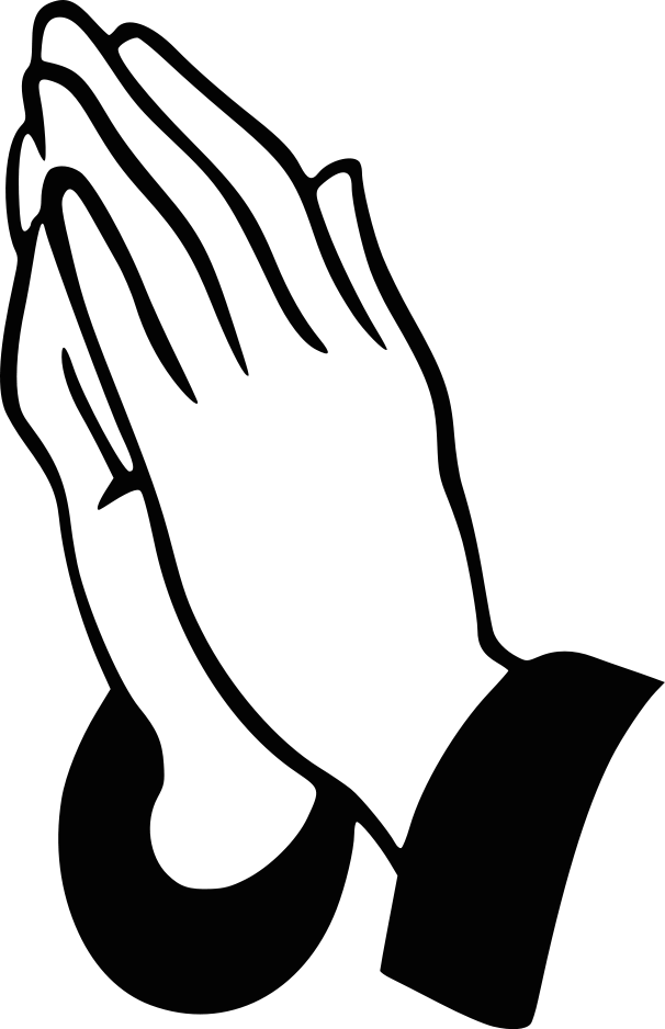 Open Praying Hands Clipart - Free Clipart Images