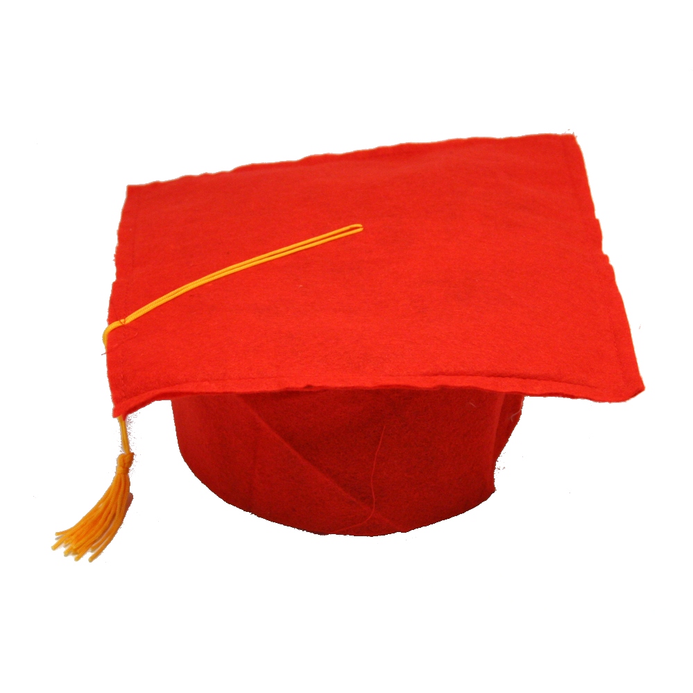 Red Graduation Cap Clipart