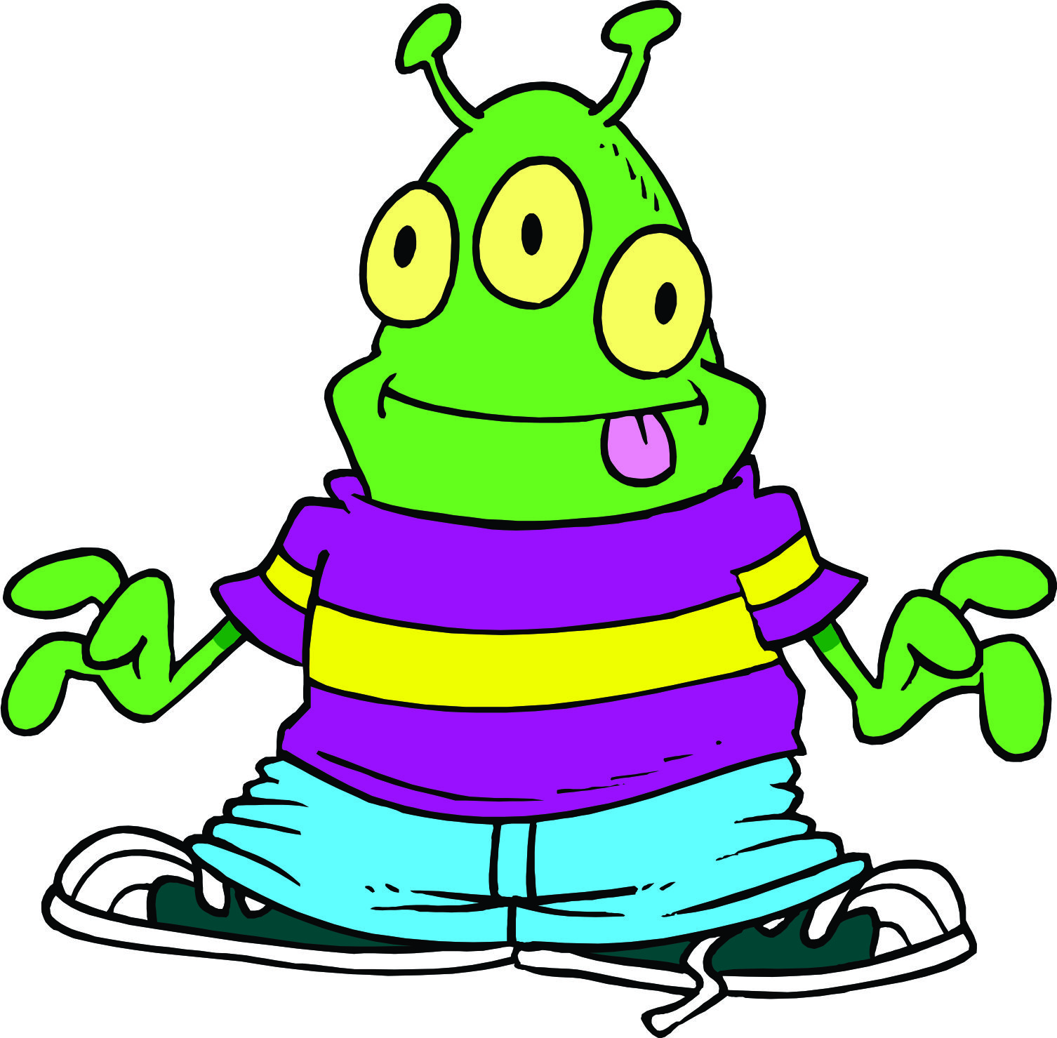 Clipart aliens cartoon