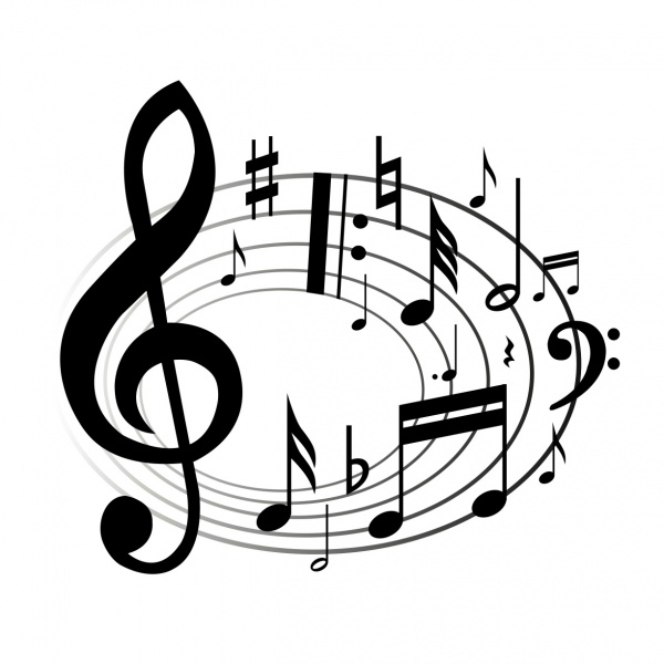 Clip art for music notes