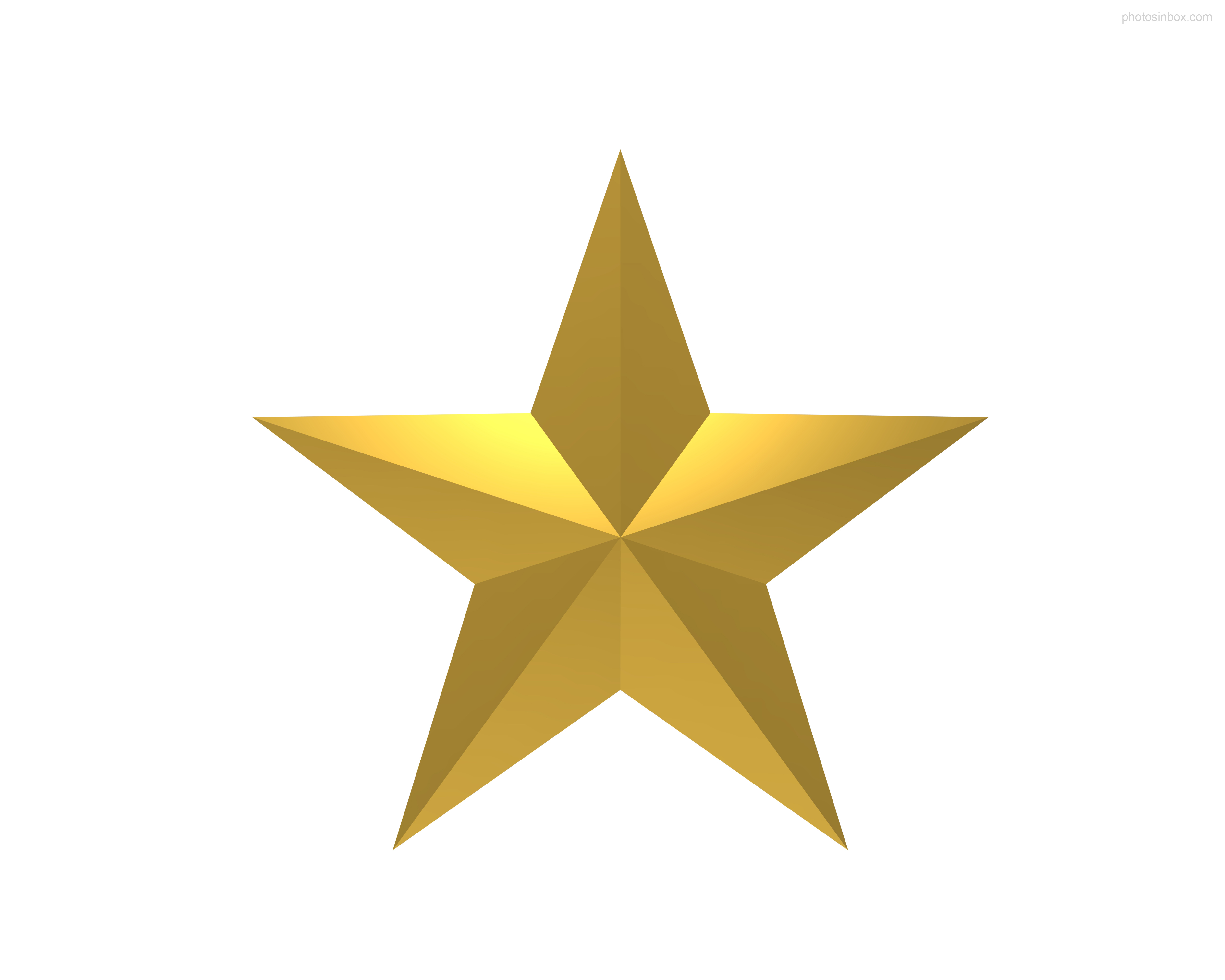 Gold Star Clipart No Background - Free Clipart Images