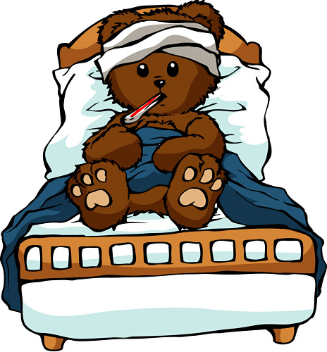 Free clipart sick person