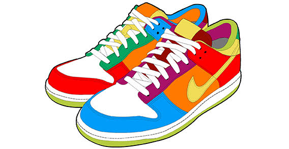 Clip Art Tennis Shoes Clipart