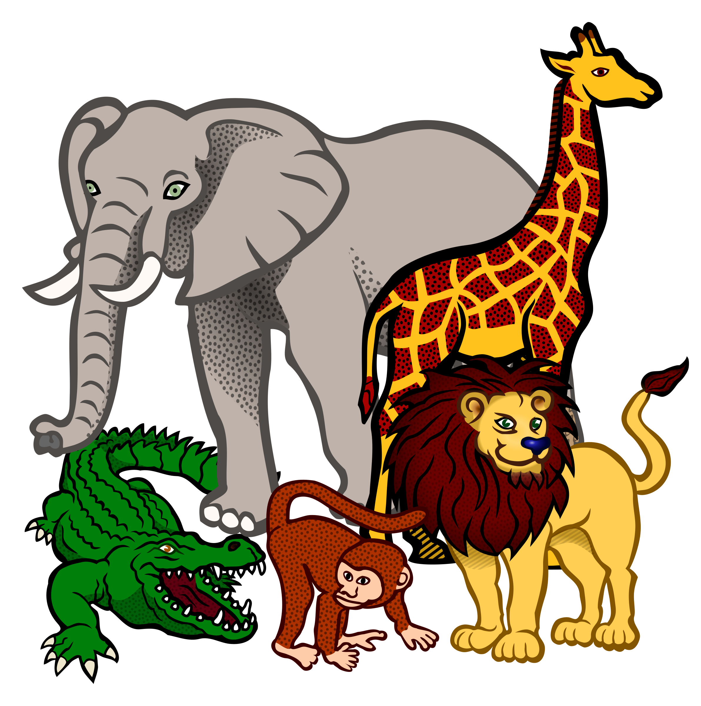 African animal clipart