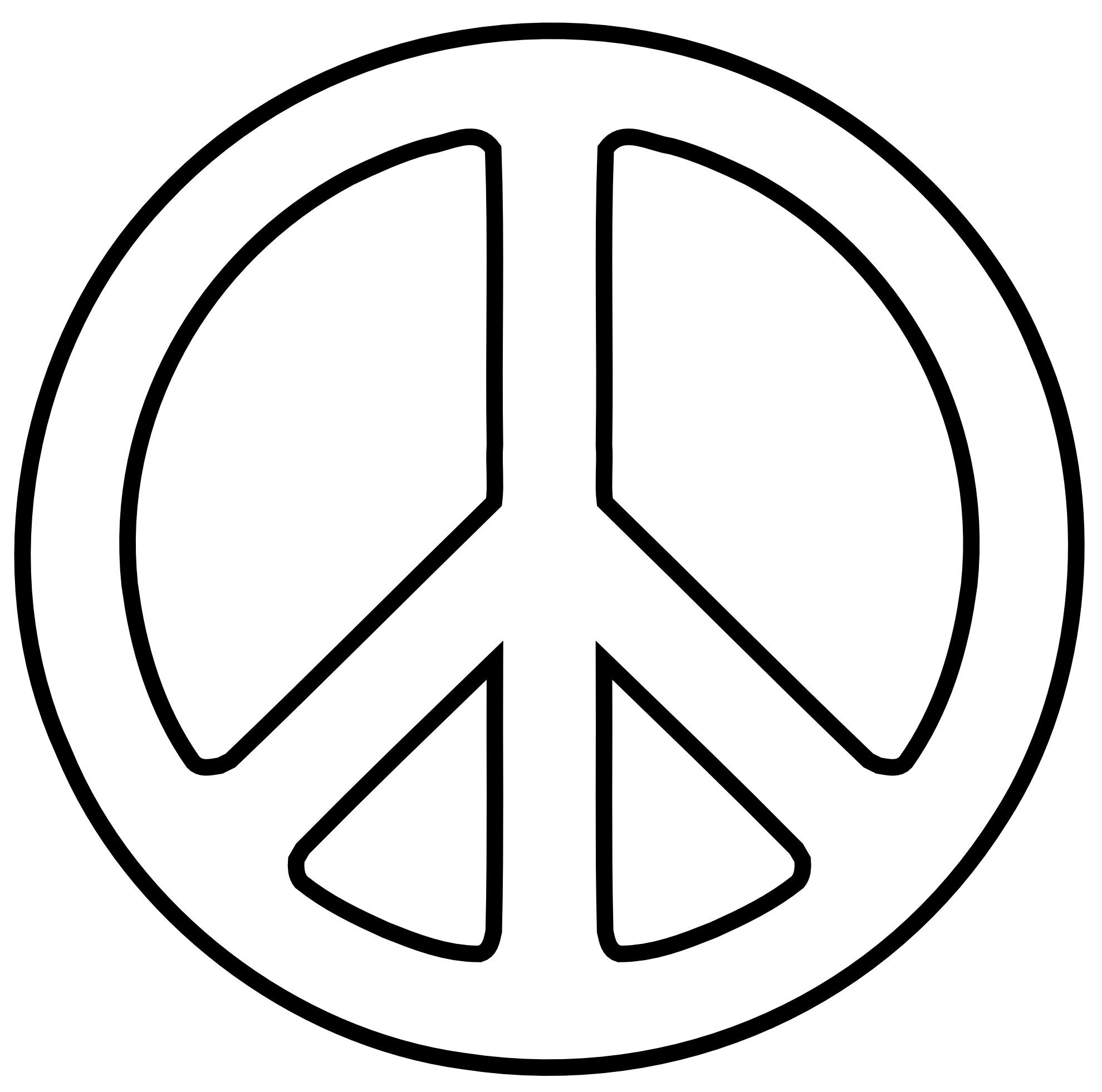 Peace Symbol Vector - ClipArt Best