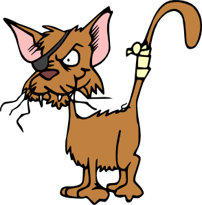 Funny cat clipart