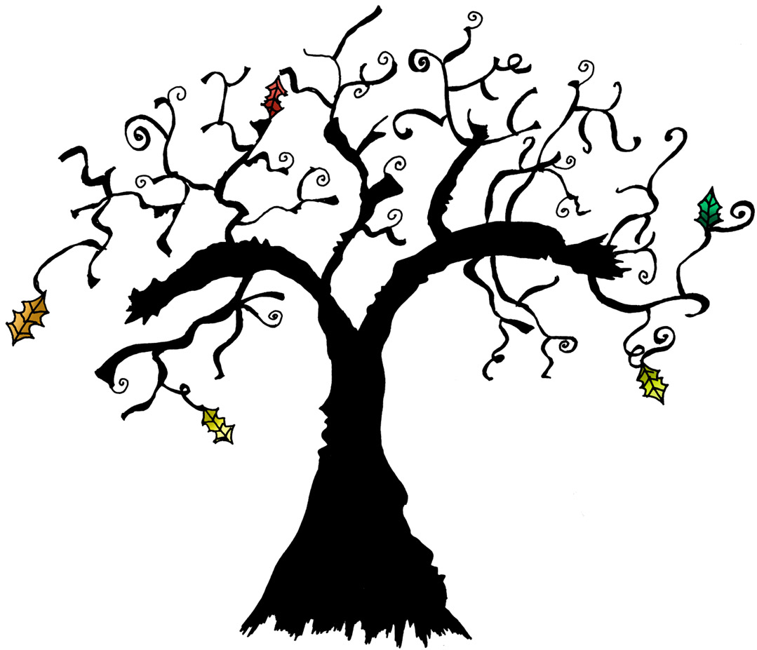 Scary Tree Clipart